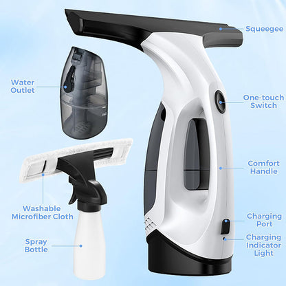 AquaGem | Powerful Cordless Window Cleaner with Efficient Suction