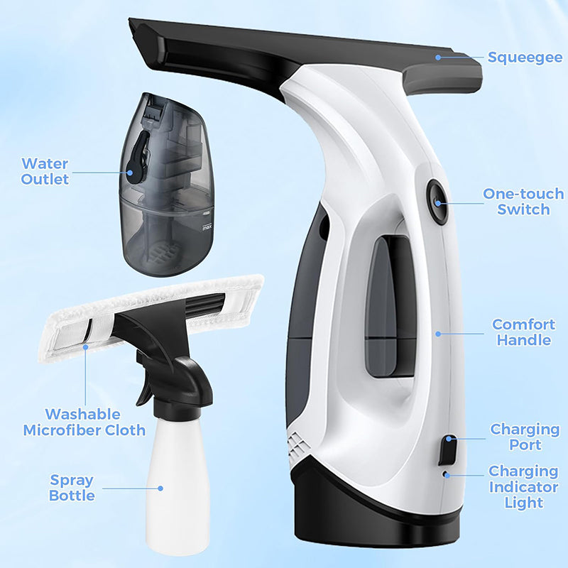 AquaGem | Powerful Cordless Window Cleaner with Efficient Suction