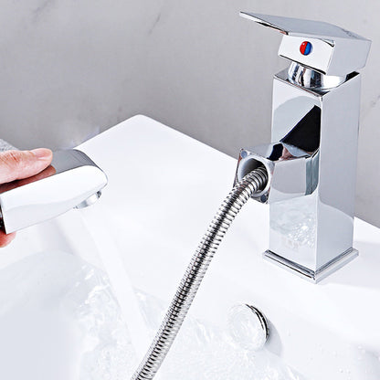 AquaGem | Stylish Modern Chrome Bathroom Mixer Tap for Elegant Sinks