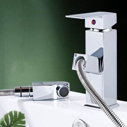 AquaGem | Stylish Modern Chrome Bathroom Mixer Tap for Elegant Sinks