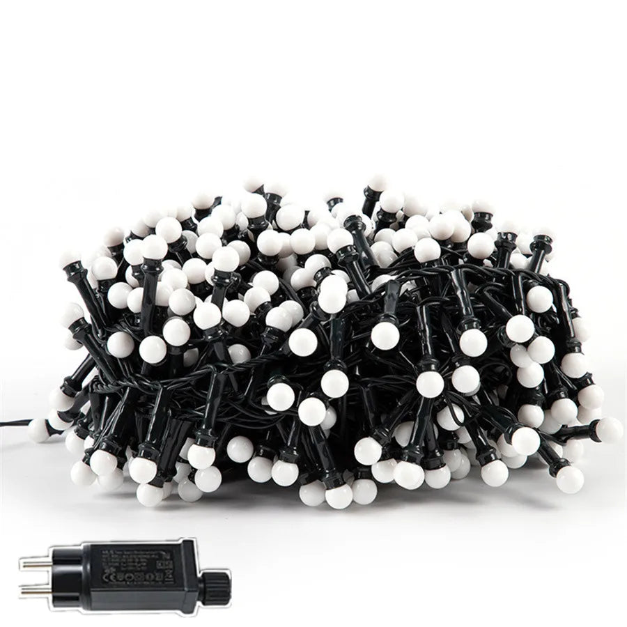 AquaGlow | Festive Outdoor Waterproof String Lights for Patio and Backyard