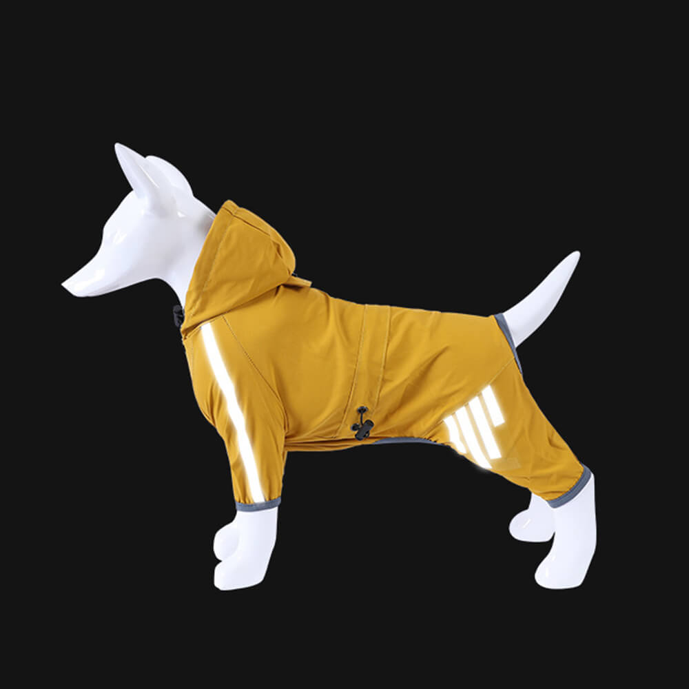 AquaGuard | Stylish Waterproof Adjustable Dog Raincoat with Hood