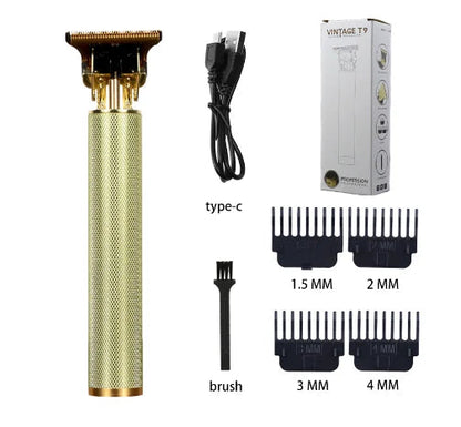 AureusEdge | Premium Cordless Stainless Steel Hair Trimmer for Men