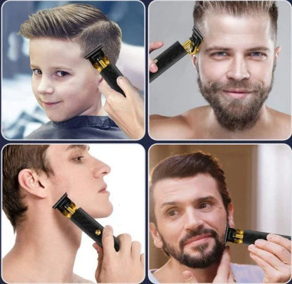 AureusEdge | Premium Cordless Stainless Steel Hair Trimmer for Men