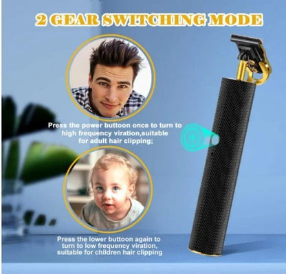 AureusEdge | Premium Cordless Stainless Steel Hair Trimmer for Men