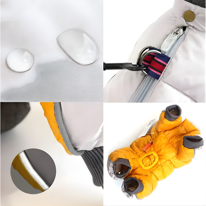 Alpine Protect Waterproof Dog Onesie With Full-Body Thermal Protection For Rain, Snow, And Cold Weather