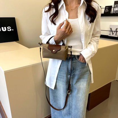 Camille Mini | Chic Compact Black Crossbody Bag for Women