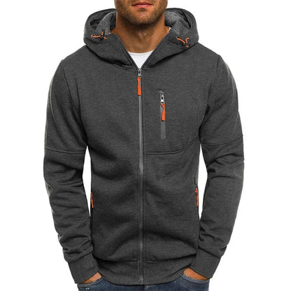 CoreFlex | Stylish Comfortable Slim Fit Men's Hoodie with Zipper