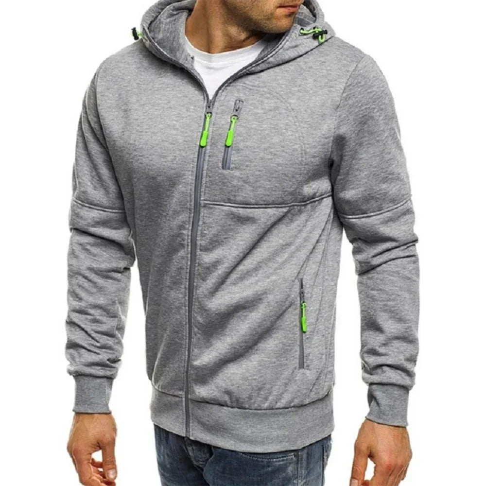 CoreFlex | Stylish Comfortable Slim Fit Men's Hoodie with Zipper