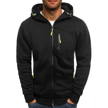 CoreFlex | Stylish Comfortable Slim Fit Men's Hoodie with Zipper
