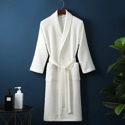 CozyCotton | Luxurious Soft Breathable Cotton Bathrobe for Men and Women