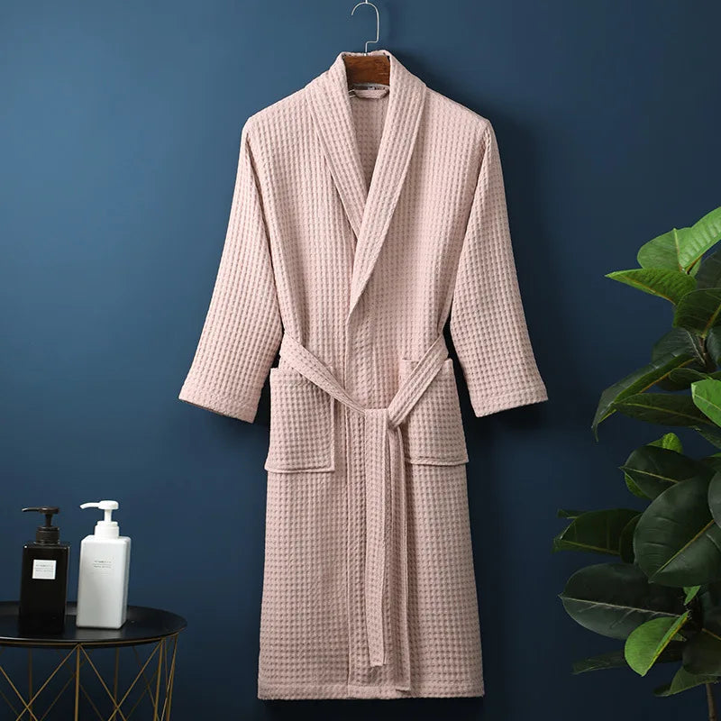 CozyCotton | Luxurious Soft Breathable Cotton Bathrobe for Men and Women