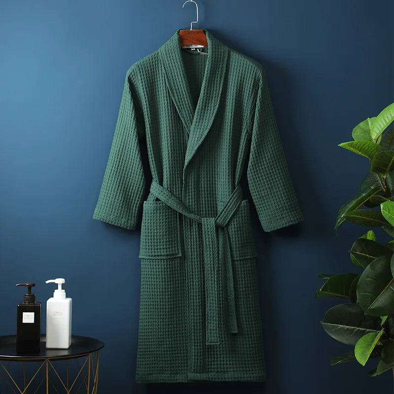 CozyCotton | Luxurious Soft Breathable Cotton Bathrobe for Men and Women