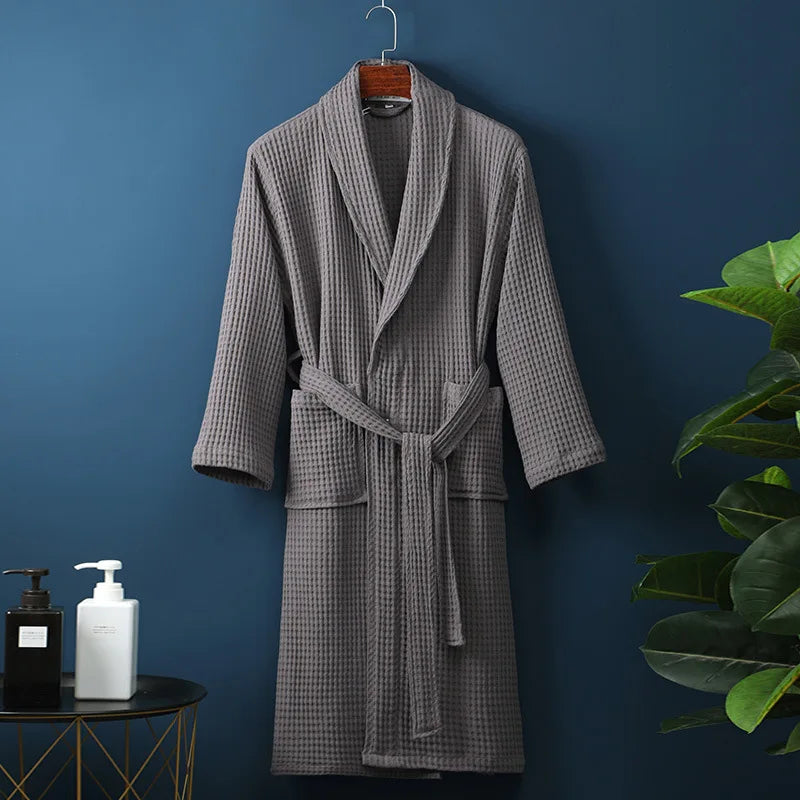 CozyCotton | Luxurious Soft Breathable Cotton Bathrobe for Men and Women