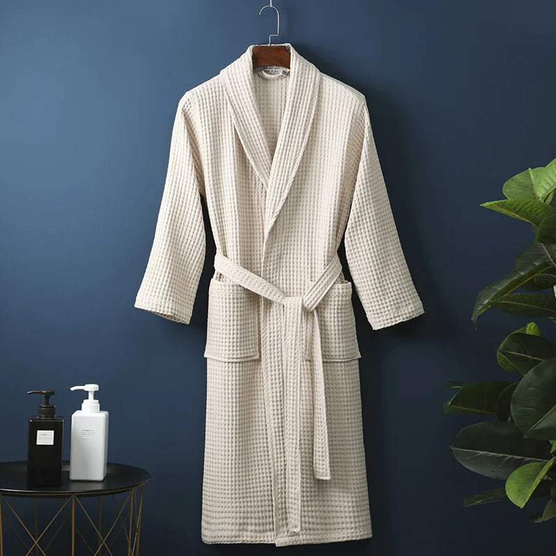 CozyCotton | Luxurious Soft Breathable Cotton Bathrobe for Men and Women