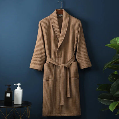 CozyCotton | Luxurious Soft Breathable Cotton Bathrobe for Men and Women