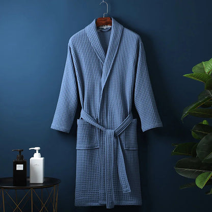 CozyCotton | Luxurious Soft Breathable Cotton Bathrobe for Men and Women