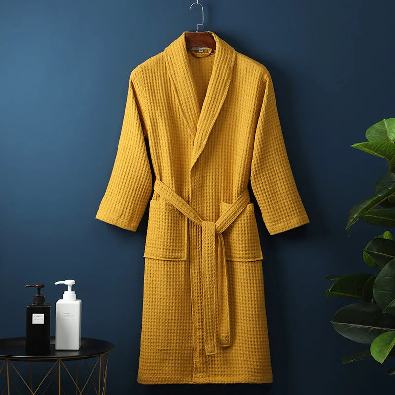 CozyCotton | Luxurious Soft Breathable Cotton Bathrobe for Men and Women