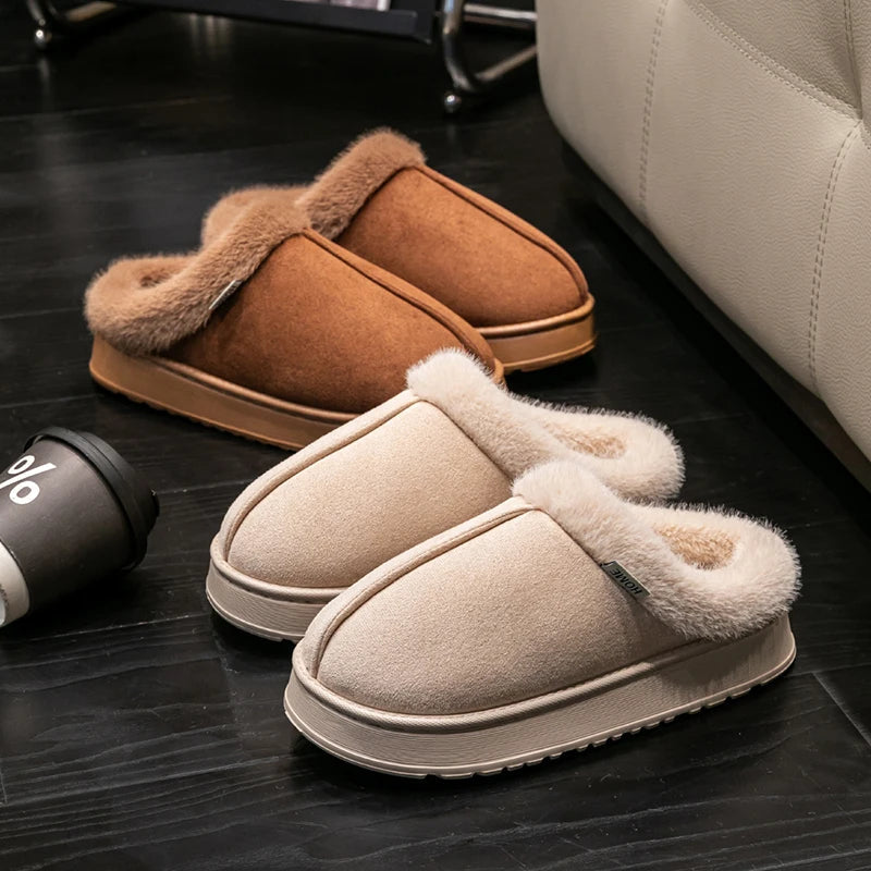 CozyFleece | Plush Comfortable Men's Indoor Slippers for Winter Warmth