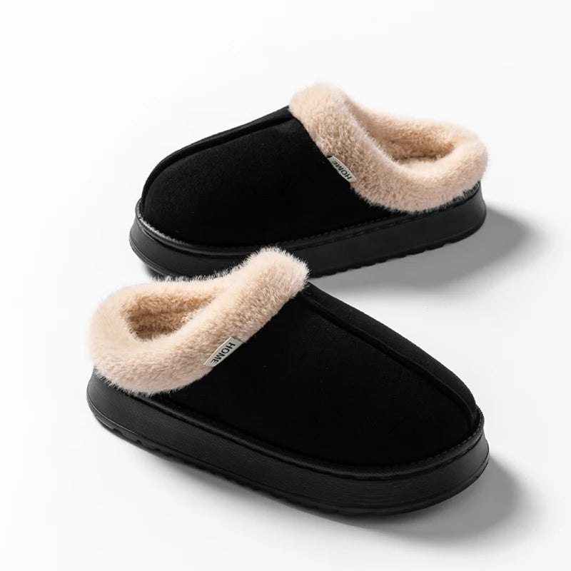 CozyFleece | Plush Comfortable Men's Indoor Slippers for Winter Warmth