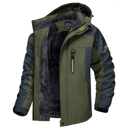 ElysianShield | Warm Heavy-Duty Waterproof Men's Winter Parka for Cold Weather