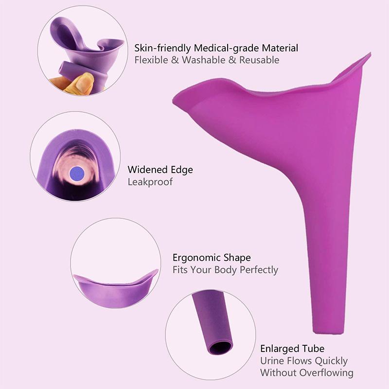 FeminaFunnel | Practical Ergonomic Women's Urinal for Standing Use