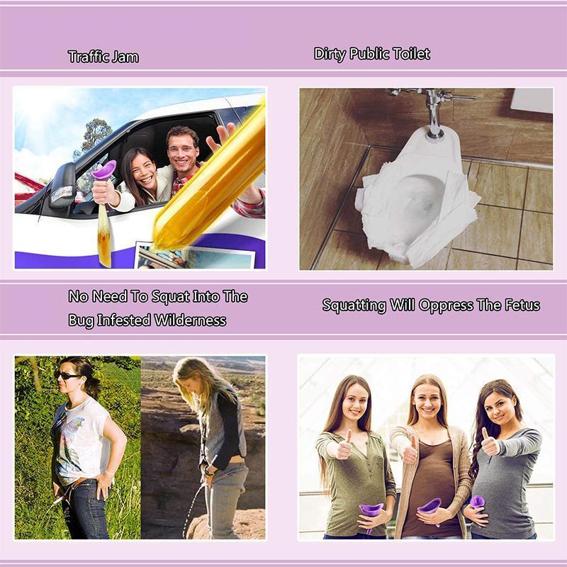 FeminaFunnel | Practical Ergonomic Women's Urinal for Standing Use