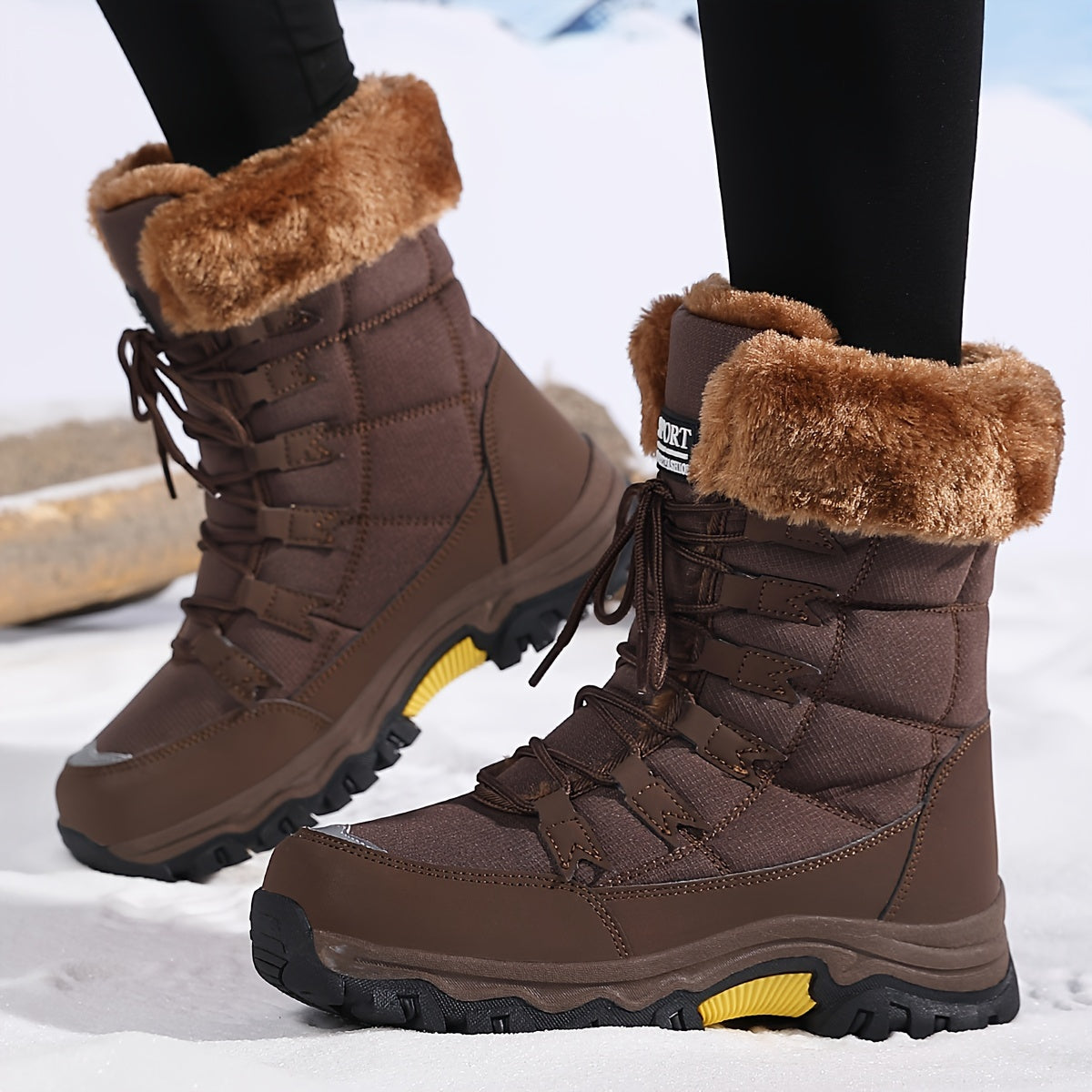 FrostGuard | Stylish Warm Women's Winter Boots with Non-Slip Sole