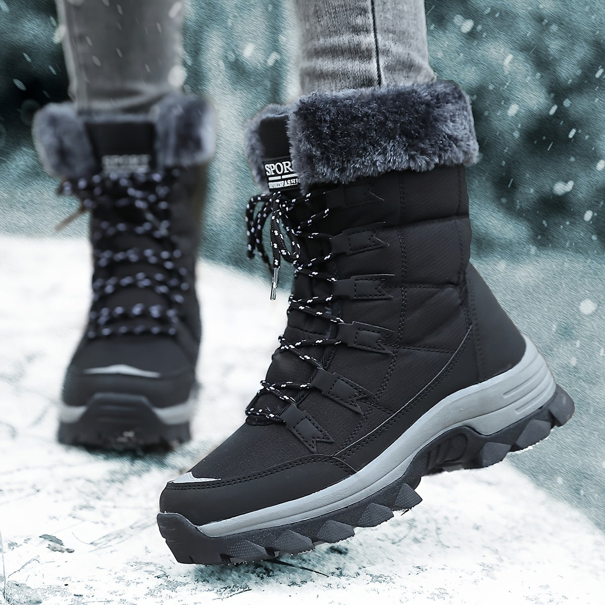 FrostGuard | Stylish Warm Women's Winter Boots with Non-Slip Sole