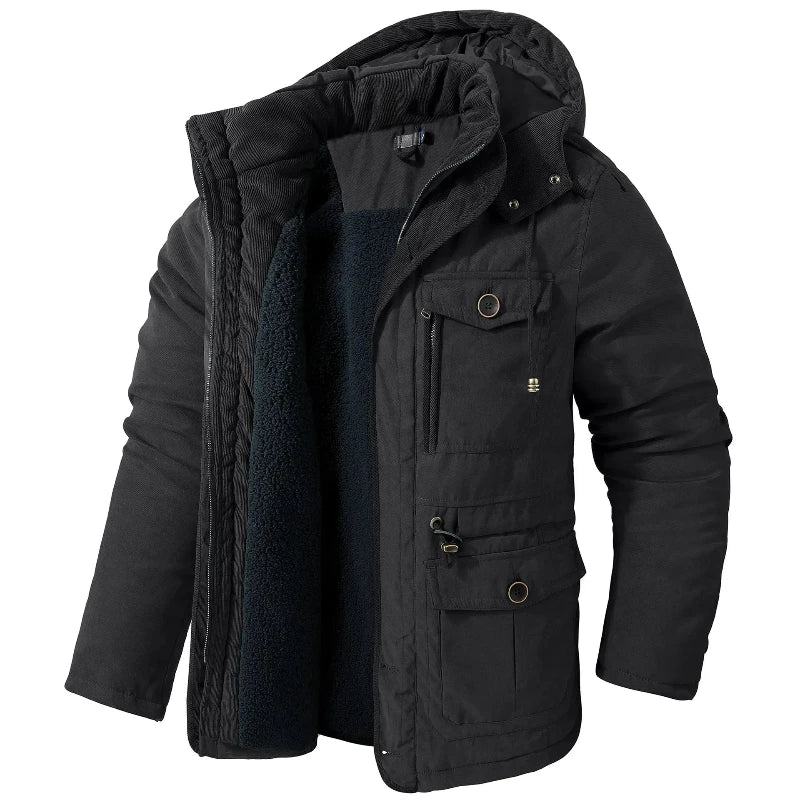 FrostGuard | Stylish Weatherproof Mens Winter Jacket for Cold Conditions