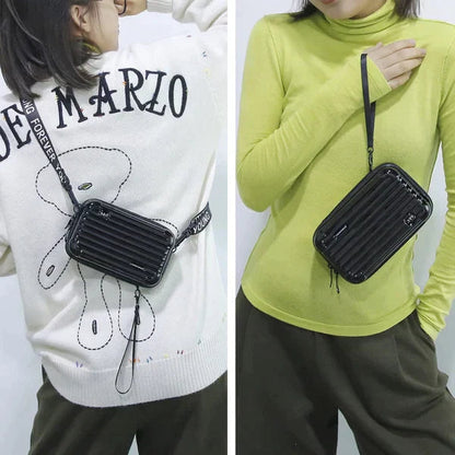 LuxShell | Chic Compact Hard Shell Crossbody Bag for Women