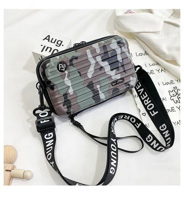 LuxShell | Chic Compact Hard Shell Crossbody Bag for Women