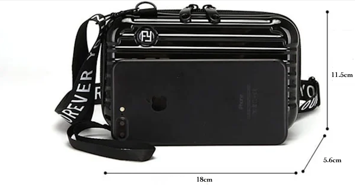 LuxShell | Chic Compact Hard Shell Crossbody Bag for Women