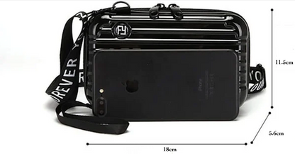 LuxShell | Chic Compact Hard Shell Crossbody Bag for Women