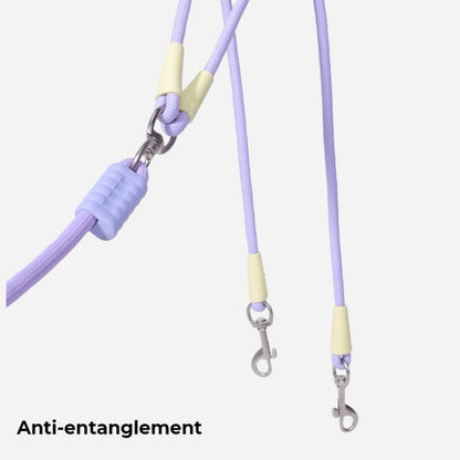 Tangle-Free Double Dog Leash With Comfortable Grip And Durable Design