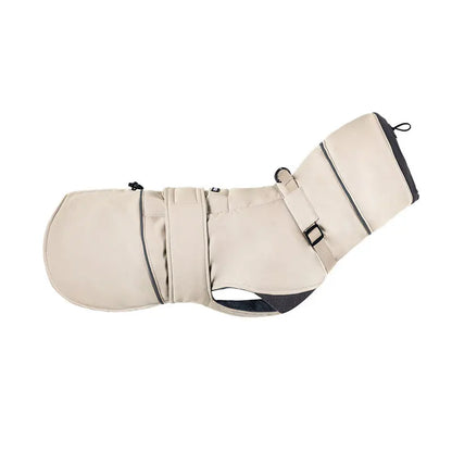 Waterproof Dog Coat With Integrated Harness, High Neck & Reflective Safety Strips