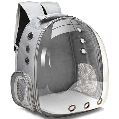 Breathable Clear Bubble Cat Backpack With Panoramic Space Capsule Design And Ventilation