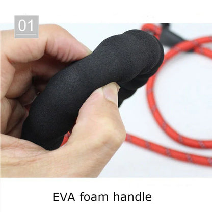 Heavy Duty Dog Lead With Padded Handle, Reflective Climbing-Grade Rope & Swivel Clasp