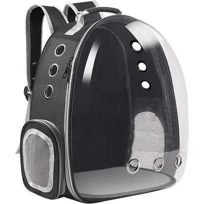 Breathable Clear Bubble Cat Backpack With Panoramic Space Capsule Design And Ventilation