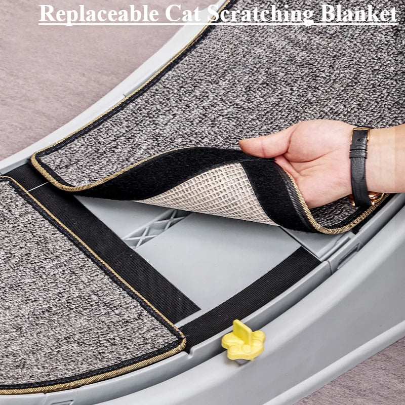 Ultra-Quiet Indoor Cat Exercise Wheel With Safety Lock – Running Treadmill For Large Breeds