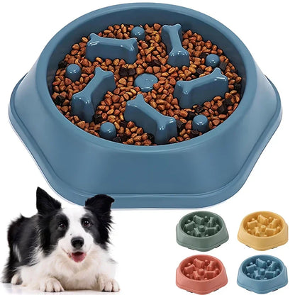 Anti-Choking Slow Feeder Dog Dish With Non-Slip Base – Vet-Recommended Digestive Health Puzzle Feeder
