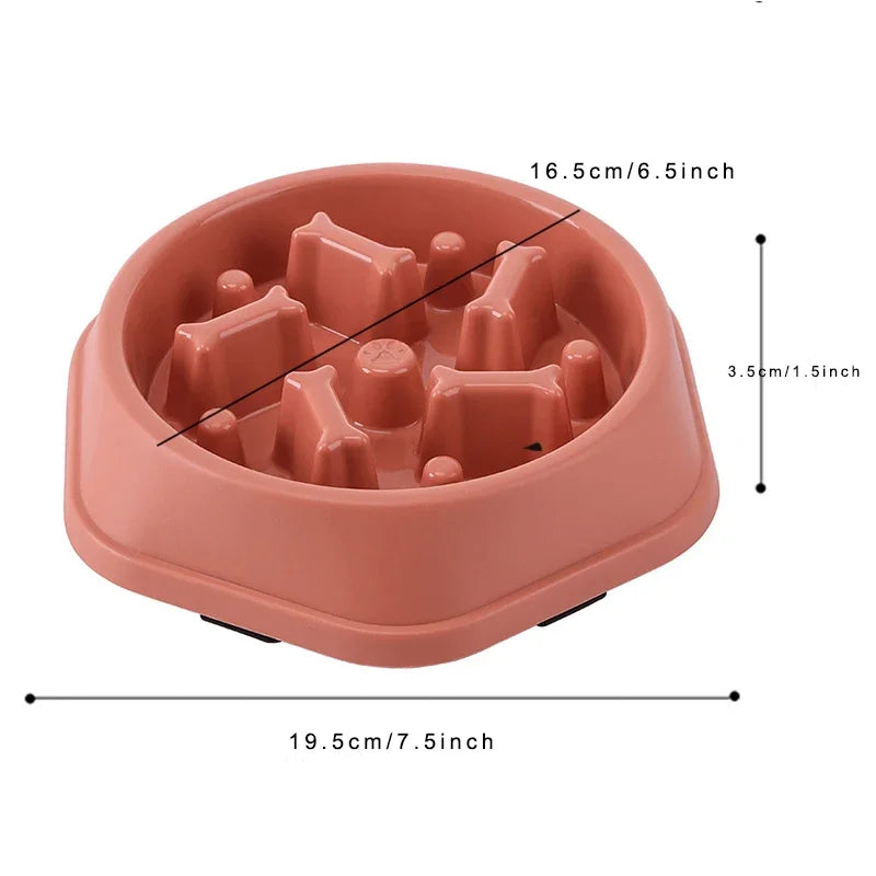 Anti-Choking Slow Feeder Dog Dish With Non-Slip Base – Vet-Recommended Digestive Health Puzzle Feeder