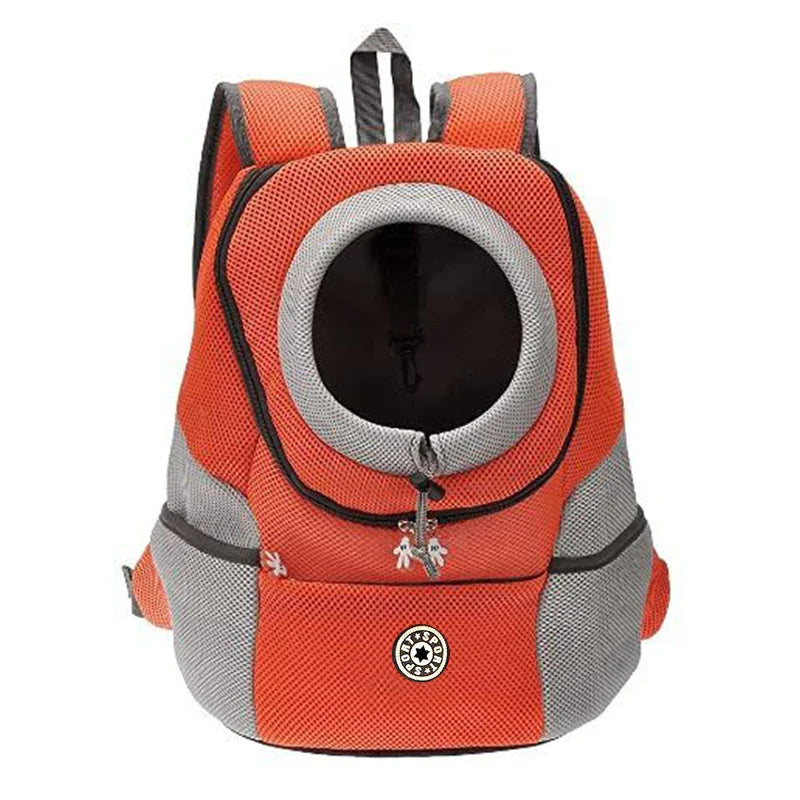 Pet Travel Backpack With Breathable Mesh And Padded Adjustable Straps For Comfort
