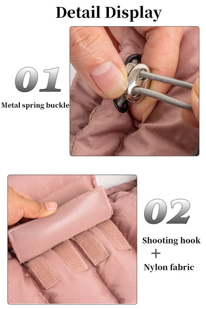 Waterproof Winter Dog Coat With High Neck Thermal Snood And Reflective Safety Design