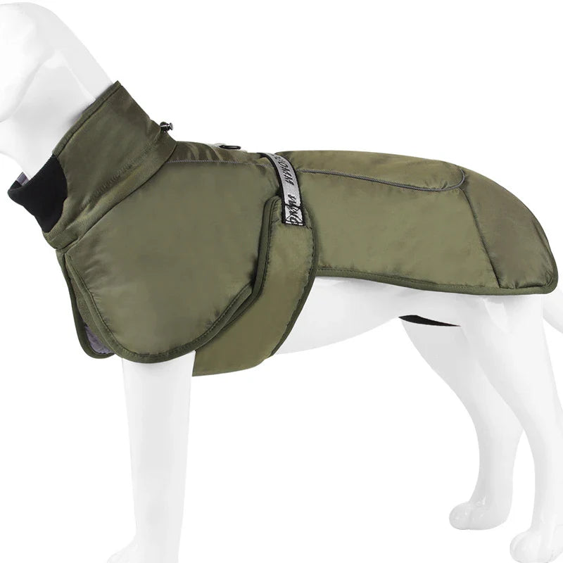 Titan Expedition Waterproof Reflective WInter Coat With Built-in Harness For Large Dogs