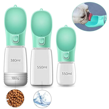 Leak-Proof Portable Dog Water Dispenser With One-Hand Operation Hydration System