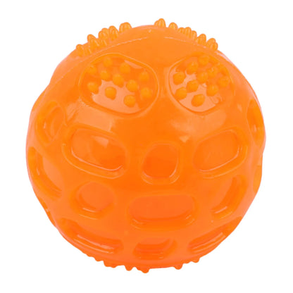 Durable Squeaky Dog Chew Ball With Teeth Cleaning, High Bounce & Floating Toy