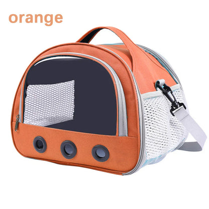 Breathable Mesh Small Animal Carrier With Clear Window For Stress-Free Pet Travel