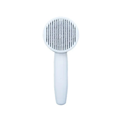 Self-Cleaning Slicker Grooming Brush With One-Click Deshedding And Skin Massage For Pets