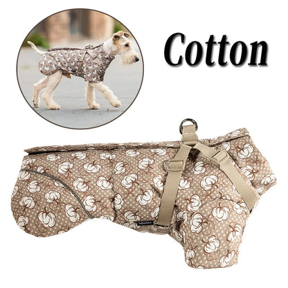 Lightweight Quilted Dog Puffer Jacket With Thermal Insulation For Winter